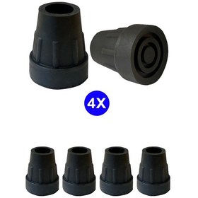 Resim Bundera Kaymayan Baston 4'lü Kanedyen Asa Koltuk Değneği Lastiği 