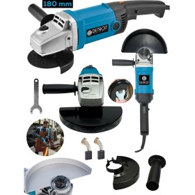 Resim Detroit Usa Powertools Büyük Boy 180MM Taşlama Makinesi Metal Kesme Spiral Jet Taşı 180MM Taş-Mavi 