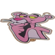 Resim mtcotoaksesuar Pembe Panter Vantuzlu Pleksi Cam Süsü 