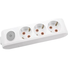 Resim Viko 3'lü Grup Priz Topraklı Anahtarlı Kablosuz Çocuk Korumalı 