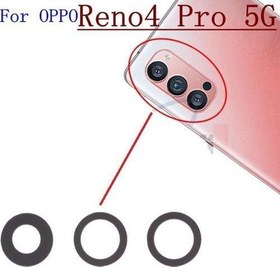 Resim OPPO RENO 4 PRO Arka Kamera Camı Lens Yapışkanlı 