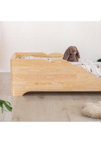 Resim Markaawm Markaawm Night Montessori Karyola Ahşap Yatak Akçaağaç 