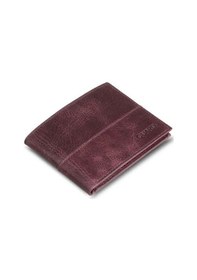 Resim Guard Antik Bordo İnce Klasik Deri Erkek Cüzdanı Bordo 