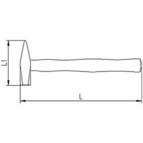 Resim İzeltaş Tesviyeci Çekiç 500 Gr 5800250500 
