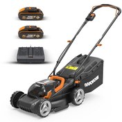 Resim Worx WG779E 40 Volt 2.5Ah Li-ion 34CM Profesyonel Şarjlı Çim Biçme Makinesi 