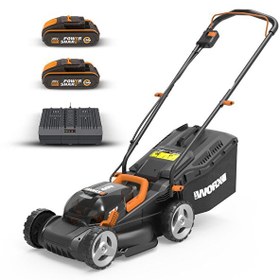 Resim Worx WG779E 40 Volt 2.5Ah Li-ion 34CM Profesyonel Şarjlı Çim Biçme Makinesi 
