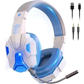 Resim Shineyee Sygta Kablosuz Oyun Kulaklığı, Ps4, Ps5, Pc, Switch, Çocuklar/yetişkinler İçin Led Işıklı Çift Modlu Oyun Kulaklığı, Beyaz 