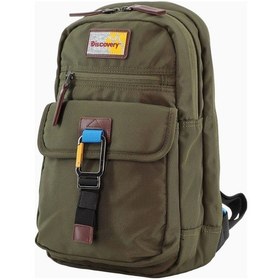 Resim Discovery Icon Rfıd Korumalı Sürdürülebilir Sling 8l Kapasiteli Unisex Omuz Çantası Haki 2 