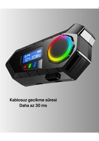 Resim Northcity Kablosuz Bluetooth İnterkom Ip65 Suya Dayanıklı 40mm Hd Ses Ve 40 Saat Pil 