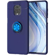 Resim KVY Xiaomi Redmi Note 9s Yüzüklü Manyetik Ravel Kılıf 