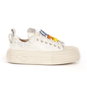 Resim Scootland Kadın Sneaker Yüksek Taban Bağcıklı Günlük Ayakkabı 19000 Bej 