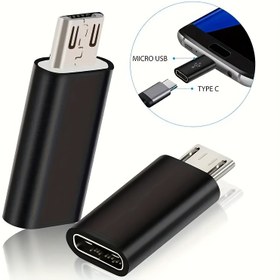 Resim Type-C'den Micro USB Adaptörü 