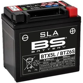 Resim Bs Motosiklet Aküsü Btz6s / Btx5l Sla 