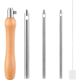 Resim Explosion1 5 Adet Yumruk Iğne Aleti Yumruk Iğne Kiti Metal Yumruk Iğne Punch Iğne Iplik Yumruk Iğne Seti 2 5/3 5/5mm (Yurt Dışından) 