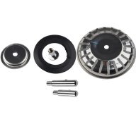 Resim Willowhaven 84mm Paslanmaz Çelik Banyo Lavabo Tıpası 2 Adaptörlü Saç Kapanı 