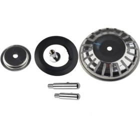 Resim Willowhaven 84mm Paslanmaz Çelik Banyo Lavabo Tıpası 2 Adaptörlü Saç Kapanı 