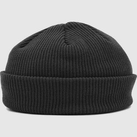 Resim Külah Erkek Siyah Örgü Docker Bere Skullcap-Siyah-Standart 