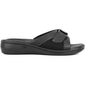 Resim Muya Valdes 32201-001 Topuk Jelli Anatomik Taban Kadın Terlik Siy 
