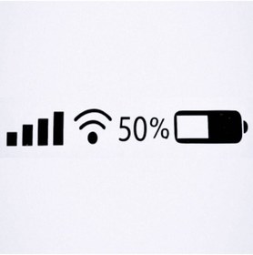 Resim Genel Markalar Wifi Şarj Batarya özel yeni sticker 20*4 Cm 