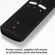 Resim Fydun Tv Stick Silikon Koruyucu Kapak 4K Kaymaz Uzaktan Kumanda Kutusu Kordonlu Mor Geniş Kullanım Alanları (siyah set) 