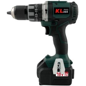 Resim Kl Pro KLDM18BH-20 18 V 2.0 Ah Li-ion Çift Akülü Kömürsüz Profesyonel Darbeli Matkap 