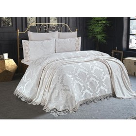 Resim Çeyiz Diyarı Crown Yatak Örtüsü Krem (441789531) Krem 