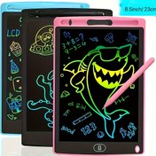 Resim 8.5 inç/21.6 cm LCD Yazı Çizim Tableti Yaratıcı Potansiyelinizi Açın Eğitici Doğum Günü Hediyesi Çocuklar İçin Noel ve Cadılar Bayramı Hediyesi 