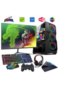 Resim ROGAME I5 13400f 32gb Ddr4 1tb M2 4gb Gtx1650 24" Monitörlü Oyun Bilgisayarı (GAMİNG SET) 