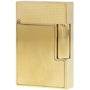 Resim 18602 St Dupont Ligne 2 Small Brushed Yellow Gold Çakmak 
