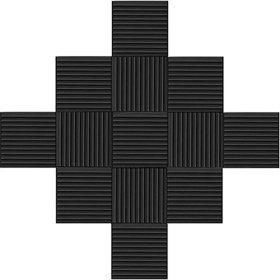 Resim Luenaarry 12'li Paket, Duvar Akustik Panelleri, 12 Inç x 12 Inç x 1 Inç (Yurt Dışından) 