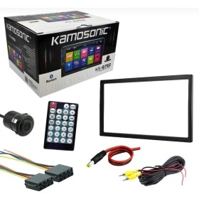 Resim Kamosonic 4X45 Watt KS-G752 7'' Oto Double Teyp Bluetooth-Usb Geri Görüş Kamerası Hediyeli Mirror Link Blueto 