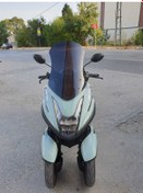 Resim Motocam Yamaha Tricity 125 Siperlik Ön Cam 2014 2024 Model 60cm Siyah Renkli 4mm 