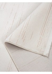 Resim Saraz Halı Vals Krem Salon Halısı Koridor Kesme Yolluk Yumuşak Doku Kaymaz Tozumaz Dokuma Makine Halısı Yolluk 