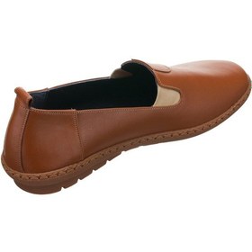 Resim 40-41-42-43-44 Numara Pr4411 Taba İçi Dana Derisi Rahat Geniş Kalıp Yeni Sezon Büyük Numara Kadın Ayakkabısı Taba 