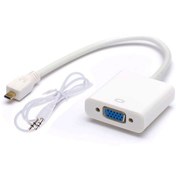 Resim Micro Hdmı To Vga Ses Destekli Çevirici Adaptör 