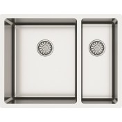 Resim Viviano 1,5 Göz 44X58 cm El Yapımı Paslanmaz Çelik Evye 