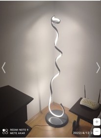 Resim Snake 3 Renk Işık 140 CM Lambader Antrasit 