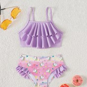 Resim Kız Çocuklarına Özel Moda Mayo 
