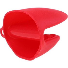 Resim Homyl Silikon Güveç Tutucu Fırın Kavrama Tutam Kırmızı Kırmızı Çok Renkli 