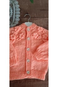 Resim EL ÖRGÜSÜ CİCİ BEBE El Örgüsü Bebek Kız Hırka 