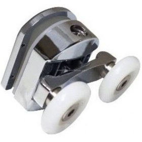 Resim AZİM Duşakabin için parlak krom kaplamalı üst kapak makarası duşakabin üst tekerleği, tekeri 