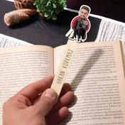 Resim Uzaylı Komutan Karikatürlü Çubuk Kitap Ayracı 