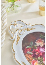 Resim Karaca Barok Oval Tepsi 47 Cm 