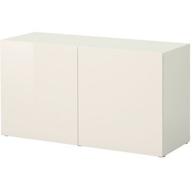 Resim Raf Ünitesi, Parlak Cila-beyaz, 120x42x64 Cm, Selsvıken Beyaz 