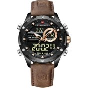 Resim Hanyang Kahverengi Siyah Navıforce Dijital Erkekler Askeri Izle Su Geçirmez Kol Saati LED Kuvars Saat Spor Izle Erkek Büyük Saatler Erkekler Relogios Masculino (Yurt Dışından) 