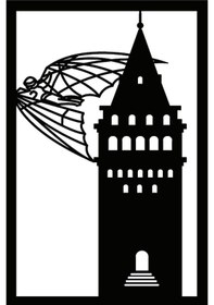 Resim Tarihi Galata Kulesi Oto Motor Laptop Duvar Folyo Sticker 15x22 Cm 