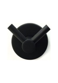 Resim Siyah V Bornoz Askılık Siyah 