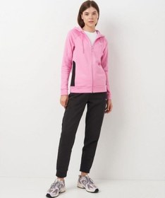 Resim Puma Classic Hooded Tracksuit Fl Kadın Polar Kapüşonlu Eşofman Takımı Siyah 