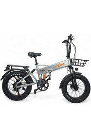 Resim Alba Fold 3 ELEKTRİKLİ BİSİKLET 48W 15 Ah (480WH)Büyük Batarya kalın lastik gaz kollu, 500watt gri 