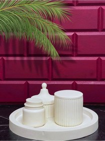 Resim Modern Ve Minimalist 6 Parçalı Dekoratif Set El Yapımı & Şık Tasarım 